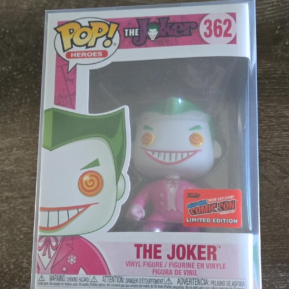 Funko Pop The Joker Pink and Green Vinyl Figure